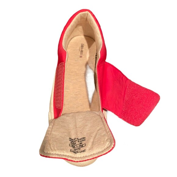 ZARA Girl’s US 5.5 / EU 38 Pink BAMBA Sneakers Hook & Loop Fits Women’s 7.5 - Picture 11 of 11